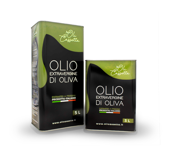 Cassetta Olio Extravergine Di Oliva 5 Litri E 3 Litri Peranzana Sito